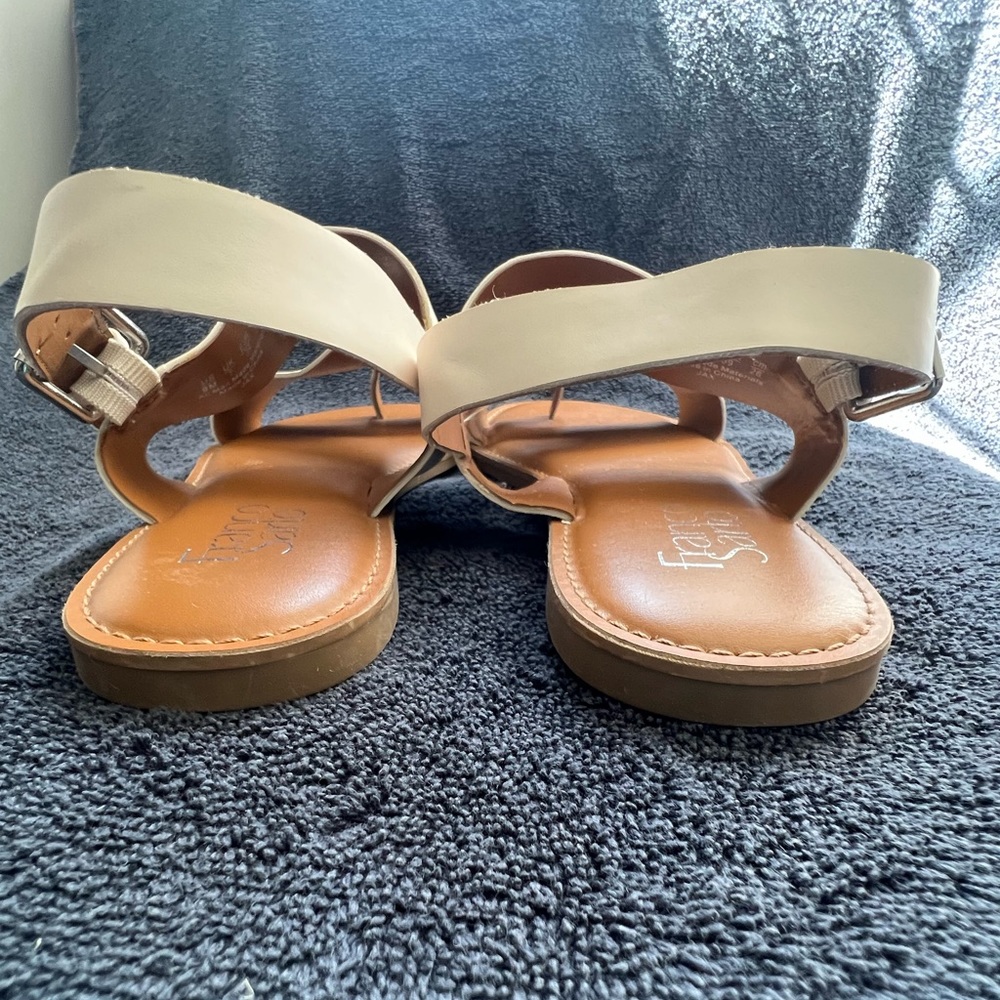 Franco Sarto Women's Jax Sandal, Cream, Size 9 - Picture 4 of 9